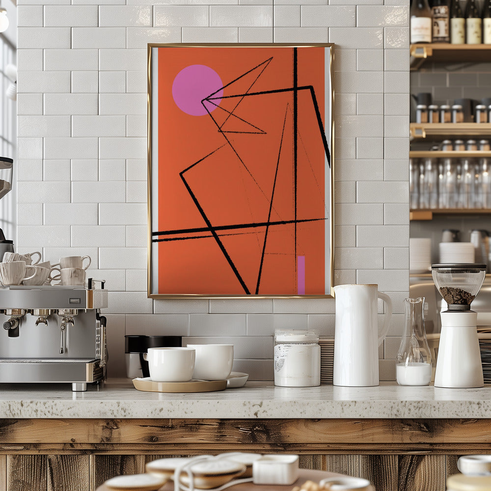 Angular Lines No 15 Poster